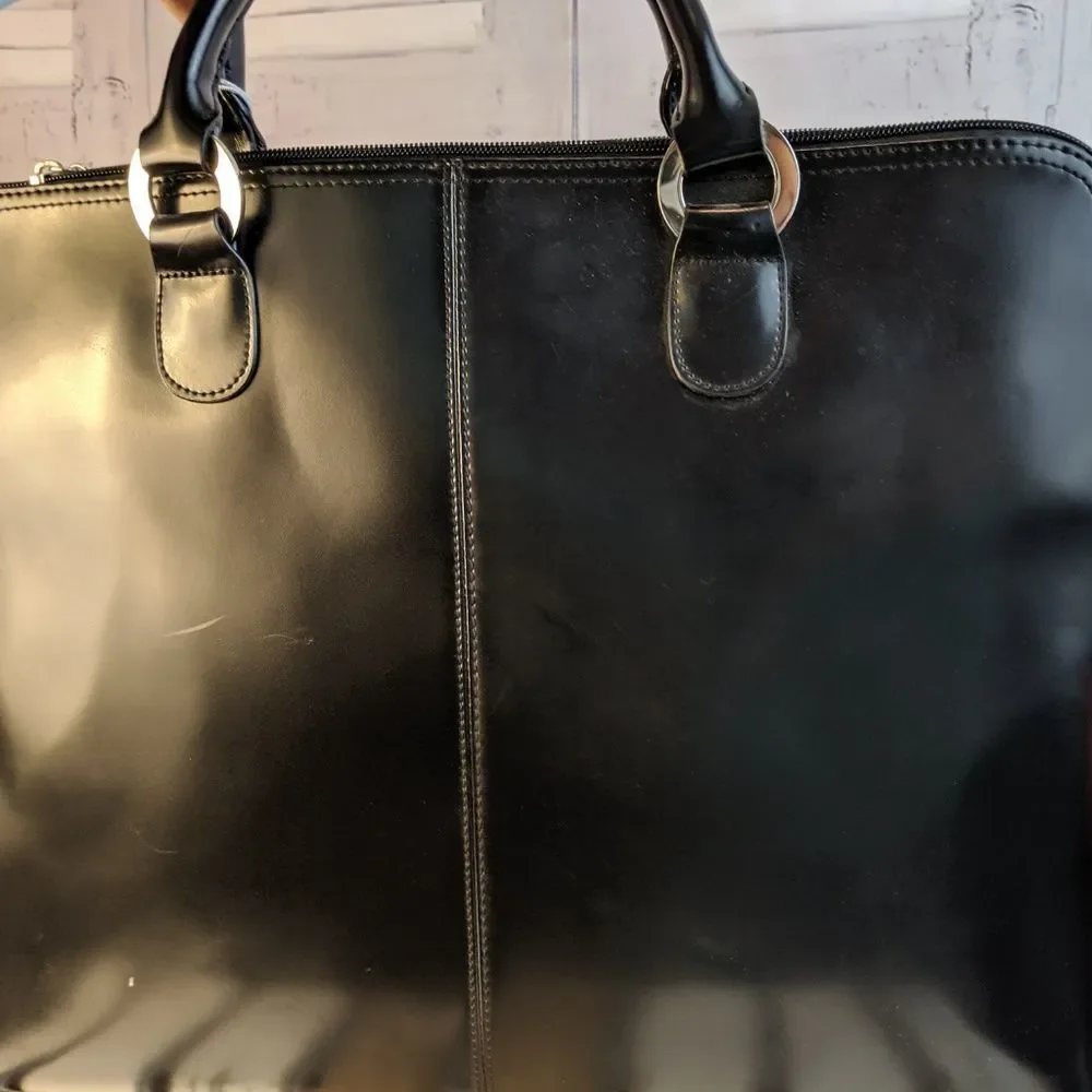 Metro Chic handbag briefcase leather‎ laptop bag to